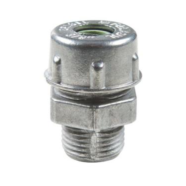 Imagem de Conector prensa-cabo 3/4" em alumínio - bucha na cor preto - Tramontin