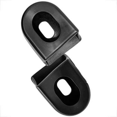 Imagem de Par Protetor Silicone Pedivela Universal Preto Proteção para MTB, Spee