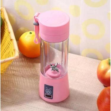 Imagem de Mini Liquidificador Portátil Recarregável Usb 5V 6 Lâminas