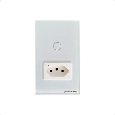 Imagem de Interruptor Tomada Inteligente Wi-Fi 1 Botão NovaDigital - Nova Digita