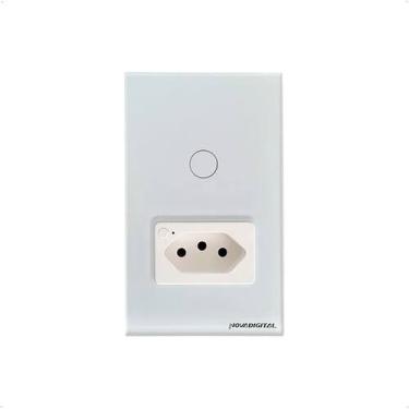 Imagem de Interruptor Tomada Inteligente Wi-Fi 1 Botão NovaDigital - Nova Digita