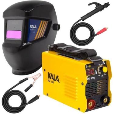Imagem de Inversor Para Solda 130A Bivolt KSI130 com Mascara de Solda a Bateria 