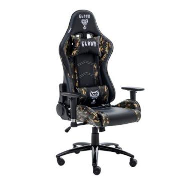 Imagem de Cadeira gamer camuflada cl-cm039 - clanm