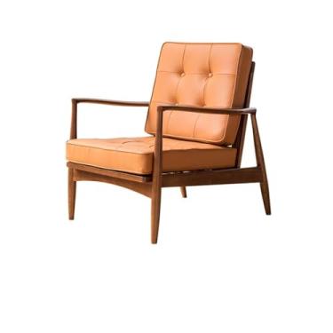 Imagem de Cadeira de sofá nórdica moderna minimalista cadeira de sofá para varanda externa vime cadeira doméstica única cadeira de café cadeira de encosto preguiçoso sofá de sala de estar (B)