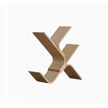 Imagem de PEYNIR Estante de livros confiável, criativa, em forma de árvore, estante curvada exclusiva para o chão, estante aberta para armazenamento de livros, estante Boho