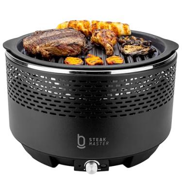 Imagem de Churrasqueira Portátil A Carvão Biscuitt Steak Master Smoke & Fire USB Com Bag