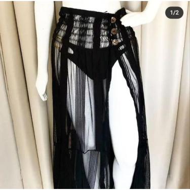 Imagem de Saída 3 Marias - Joice moda praia, Branco, veste até um Tam G