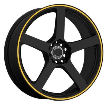 Imagem de Faixa Refletiva Carro Aro 14-22 Amarelo - Pepe Parts - Np Adesivos