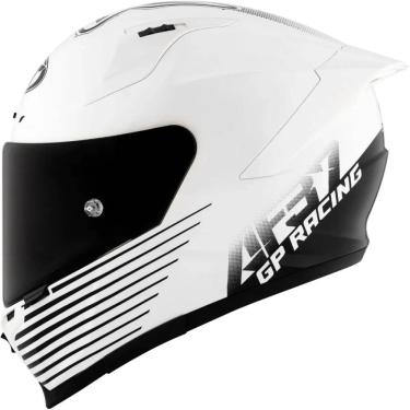 Imagem de Capacete KYT Striker 2V Livery AF37 Preto e Branco