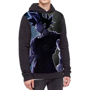 Imagem de Moletom Com Capuz Goku Dragon Ball Ref:778 - smoke, Preto, GG