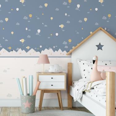 Imagem de Faixa de Parede Adesiva Sambori Ballons 7501-4 - Tam. 0,16m x 5m