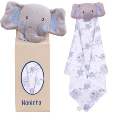 Imagem de Naninha para Bebê Elefantinho Azul - Miguel Baby