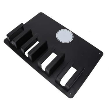 Imagem de Cryfokt Porta de Cortador de Cabelo, Rack de Armazenamento de Suporte de Escova de Rack Montado na Parede, Multifuncional para Uma Loja de Barbearia Profissional Em Casa