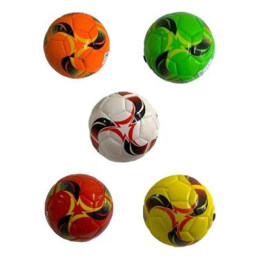 Imagem de Mini Bola De Futebol Infantil Estampada Colorida 14 Cm N 2