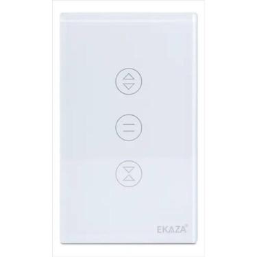 Imagem de Interruptor Touch De Cortina Inteligente Ekaza Wi-Fi 4X2