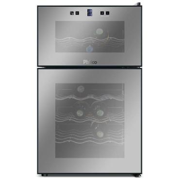 Imagem de Adega De Vinhos Philco PH24 DZ 24 Garrafas 2 Portas 110V