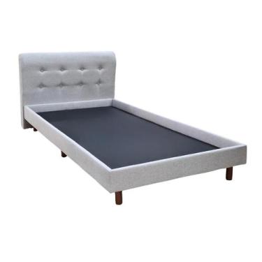 Imagem de Base Cama Box Solteiro Japonesa Juvenil Montessoriana Com Cabeceira pa