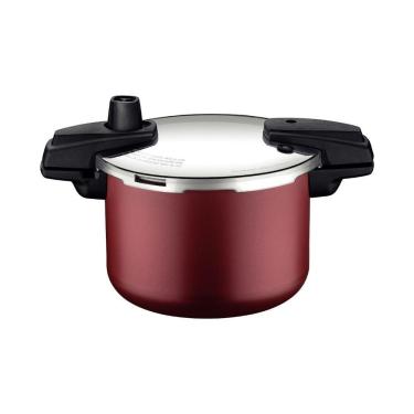 Imagem de Panela De Pressão Tramontina Arizona Em Alumínio Antiaderente Starflon Max Vermelho 20 Cm 4,5 L