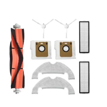 Imagem de Accessories Compatible With Dreame Bot D10 Plus RLS3D Robot Vacuum Cleaner Hepa Filter Mop Main Side Brush Dust Bag Replacement Parts(Dark Grey)