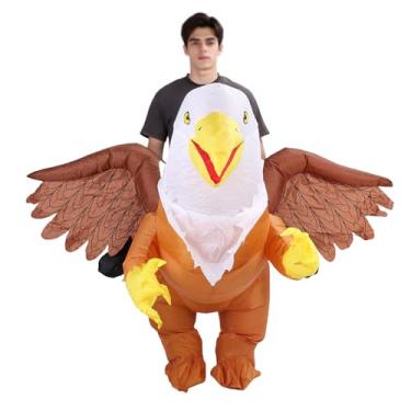 Imagem de Diydeg Fantasia de águia Inflável, Fantasia Inflável do Dia da Independência para Adultos, Fantasias de Halloween, Fantasias Infláveis, Vestido Engraçado para Homens, Mulheres, Traje