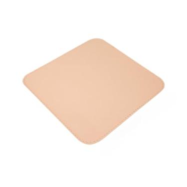 Imagem de Mouse Pad Desk Pad Grande Escritório Ergonômico Mesa em Couro Ecológico Office 90x40cm 70x30cm(20x20 - Rosa Claro)
