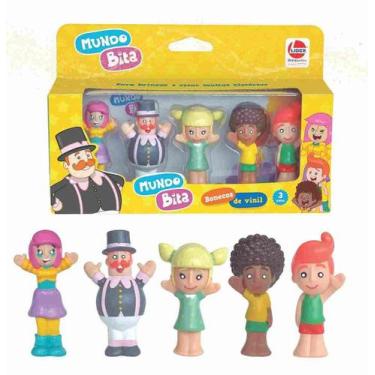 Imagem de Dedoches Mundo Bita - Lider - 5 Miniaturas em Vinil