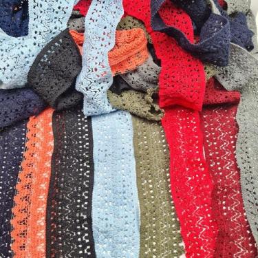 Imagem de 5m Ponto Palito Entremeio 2cm Renda Algodão confecção artesanatos acab