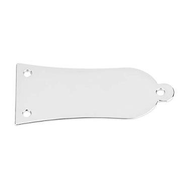 Imagem de RiToEasysports Capa de Treliça de Metal, Substituição Durável para Guitarra e Baixo, Capa de 3 Furos para Instrumentos Musicais, Material de Ferro - BlackSilverGold, Adequada para a Maioria das