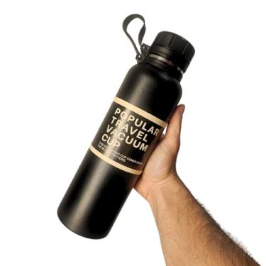 Imagem de Garrafa Térmica 1000ml Aço Inoxidável Vácuo Mantém Bebidas Quentes e Frias por Horas comTampa Antivazamento, Leve e Durável para Academia, Viagem, Trabalho e Camping