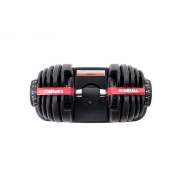 Imagem de Dumbell Halter Ajustavel Regulável Vermelho 24kg Vermelho .
