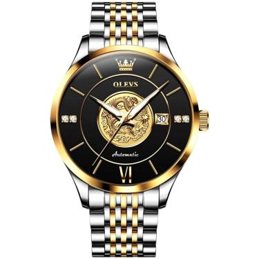 Imagem de Relógio de Pulso Automático Mecânico Luminoso Aço inoxidável Impermeável