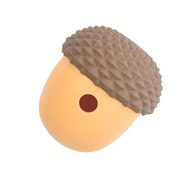 Imagem de Yctze Brinquedo Interativo de Distribuição de Alimentos para Animais de Estimação de Silicone - Bola de Quebra-cabeça de Alimentador Lento Em Forma de Bolota para Cães e Gatos - Bola de Distribuição
