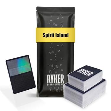 Imagem de Ryker | Compatible with Spirit Island, Protector Sleeve Kit | PVC and Acid Free | Clear Protectors Top loaders for Card Games | (134 Qty) (63x88mm, 44x68mm)