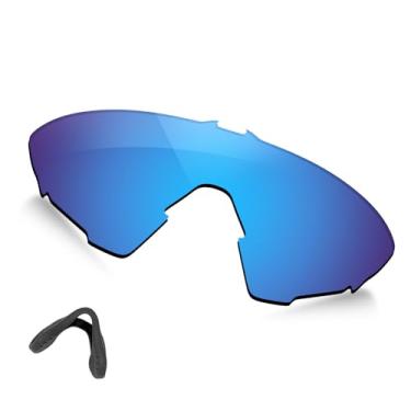Imagem de TRUSHELL Lentes de reposição polarizadas e almofadas de nariz para óculos de sol Oakley Ellipse OO9490, Azul oceano - polarizado, Ellipse OO9490