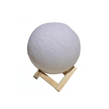 Imagem de Luminária Lua Cheia Abajur Touch Led 5 Cores Usb - Amigold