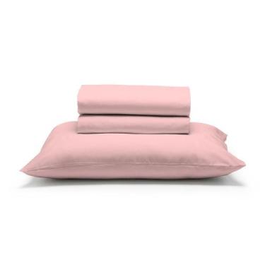 Imagem de Jogo De Cama Solteiro Liso 180 Fios Fiori