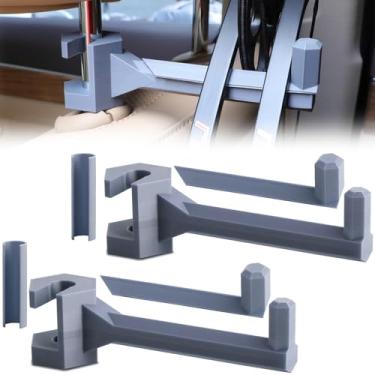 Imagem de ORAPBOT 2 conjuntos de cabides de arco para caminhão Bow Buddy suporte de caça e tiro com arco suporte para encosto de cabeça suporte de arco composto universal para armazenamento de veículos e