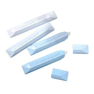 Imagem de Baoblaze Conjunto de 4 rolos de fita adesiva dupla face para scrapbooking, ideal para crianças e adultos, perfeita para colar fotos e fazer cartões, Azul