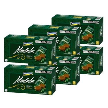Imagem de Pastilhas de Chocolate, Montevérgine, Mentinha, 6 Caixas 70g