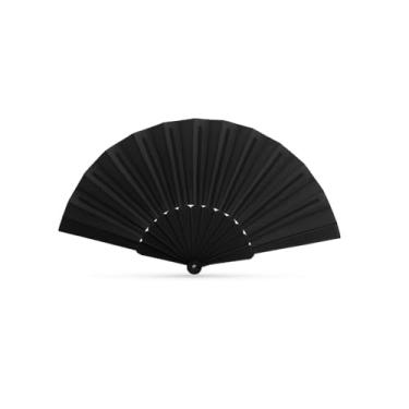 Imagem de Leque Dobrável Decorativo Ventilador de Mão Portátil(Preto)