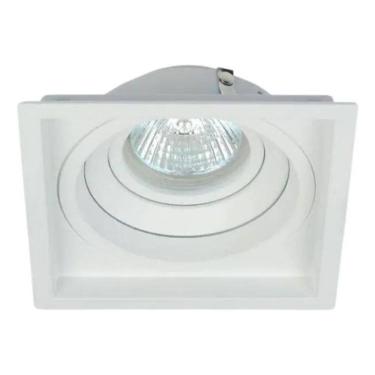 Imagem de Spot Embutir Micro Borda Alumínio Branc - Mini Dicroica Mr11