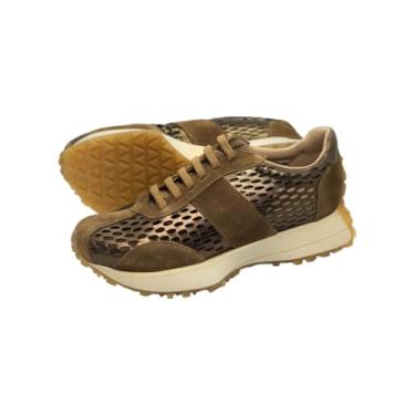 Imagem de Tênis Camurça Vazado Conforto e Estilo Urbano