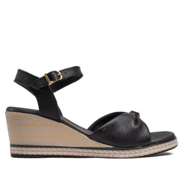 Imagem de Sandália Feminina Pegada Ravenna Anabela Preto - 39