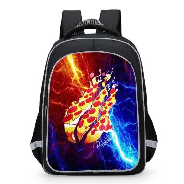 Imagem de Mochila escolar Chads Wilds Anime para crianças de nylon 28x17x42cm