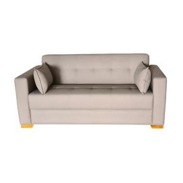 Imagem de Sofá  Gianni Tecido Acquablock Pé Cantoneira Claro  160cm - 4R Estofad