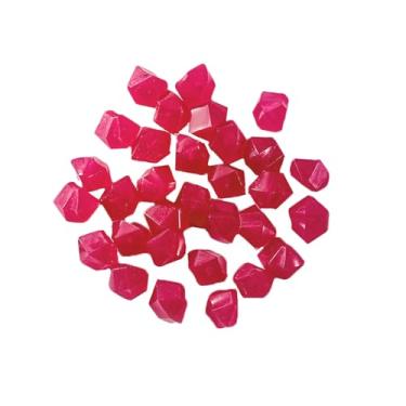 Imagem de 500 peças de Pedras que Brilham no Escuro em Forma Diamante Pedra Fluorescente Decoração Resina para Aquário Paisagem Aquática Jardim Caminho do