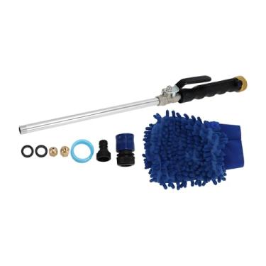 Imagem de TUCKBOLD Bocal de mangueira de água resistente, bocal de mangueira de jardim de carro de alta pressão, pulverizador manual ajustável para veículos de jardinagem, lavadora ao ar livre, ducha de animais