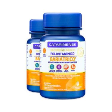 Imagem de Kit 2 Polivitamínico Bariátrico Catarinense 30 Comprimidos