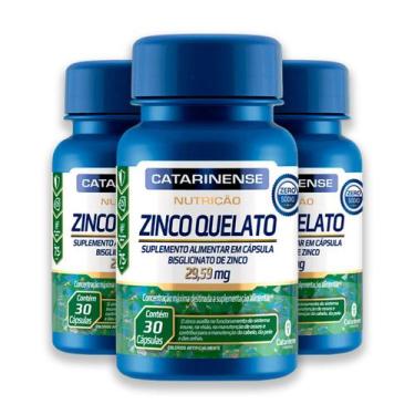 Imagem de Kit 3 Zinco Catarinense 30 Cápsulas