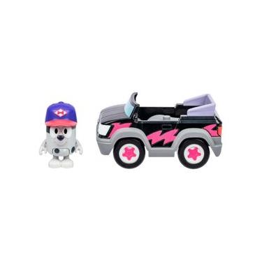 Imagem de Mini Veículo Bluey com Boneco Colecionável - Carro de Pizza